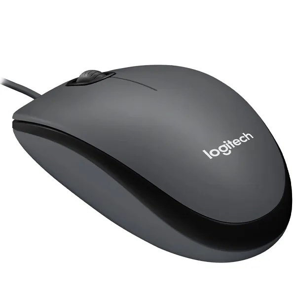 MOUSE LOGITECH M100 USB OPTICO CINZA