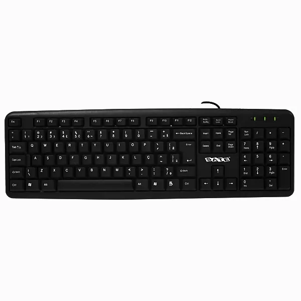 TECLADO SATELLITE AK-910 USB PORTUGUES PRETO