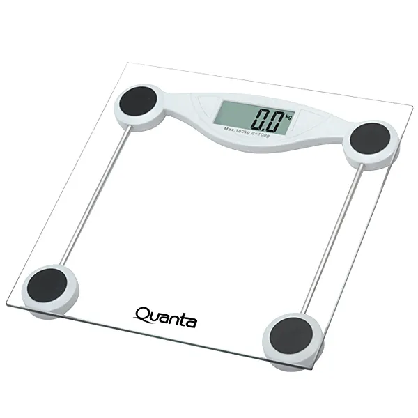 BALANCA QUANTA QTBL08 SLIM DIGITAL BANHO 180KG TRANSPARENTE/BRANCO