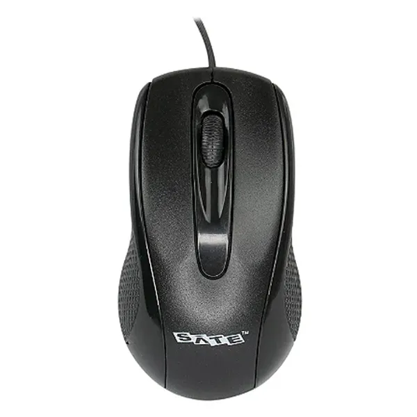 Mouse Óptico Satellite A-40 USB até 1.200 CPI - Preto