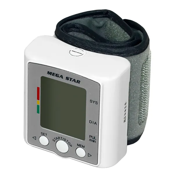 APARELHO DE PRESSAO MEGASTAR HT520 PULSO DIGITAL BRANCO/CINZA