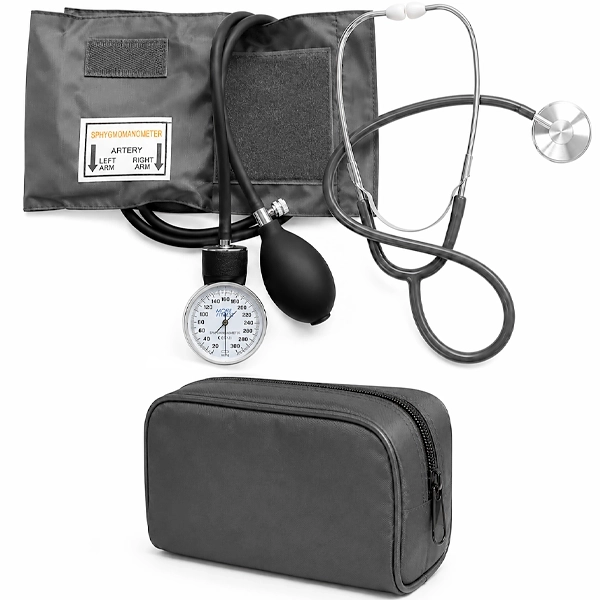 Aparelho de Pressão Analógico More Fitness MF-213 - Cinza