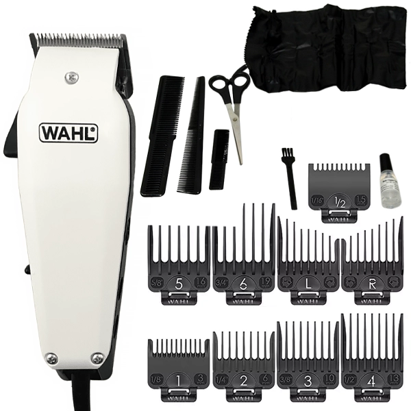Máquina de Cortar Cabello Wahl Home Pro 09243-6408 120V ~ 60Hz - Blanca/Negra