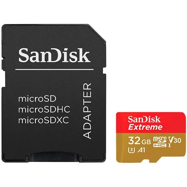 MEMORIA  MICRO-SD SANDISK SDSQXAF 32GB EXTREME 100MB/S A1 VEM/DOU