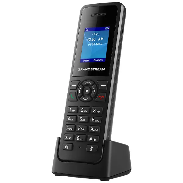 Teléfono Inalámbrico Grandstream DP720 con Llamada en Espera - Negro