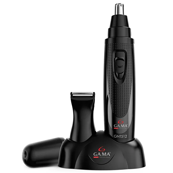 Depilador Nasal GAMA GNT512 com Lâminas de Aço Inoxidável - Preto