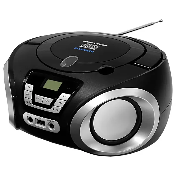 MICRO SYSTEM MEGASTAR MP1842BT USB BLUETOOTH MP3 2V PRETO/SILVER