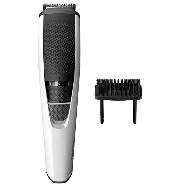 BARBEADOR PHILIPS BT3206 RECARREGAVEL 2V BRANCO/PRETO