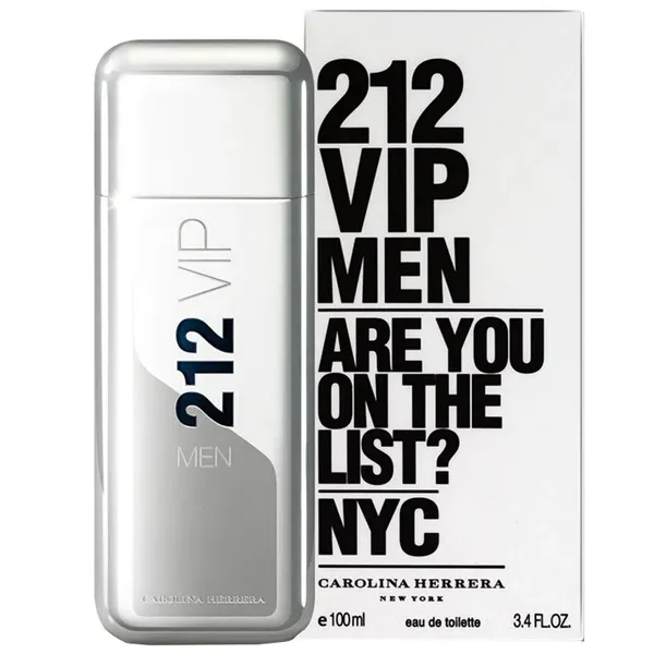 PERFUME MASCULINO CAROLINA HERRERA 212 VIP MEN NYC EDT 100ML (723760)