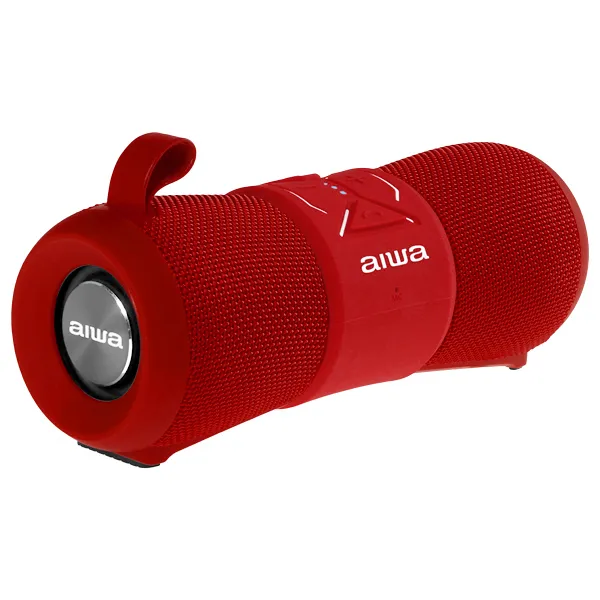 SPEAKER AIWA AW2-WPF BLUETOOTH P.AGUA 12WATTS VERMELHO