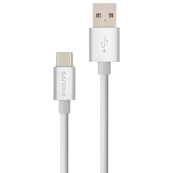 CABO  USB USB-C PHILIPS DLC2528M 1.2METROS BRANCO