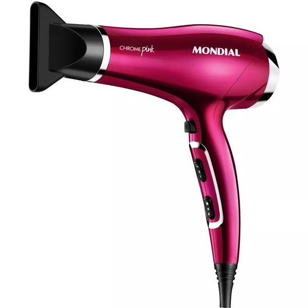 SECADOR MONDIAL SC-36 CHROME PINK 2000WATTS 220V/50/60HZ ROSA ESCURO