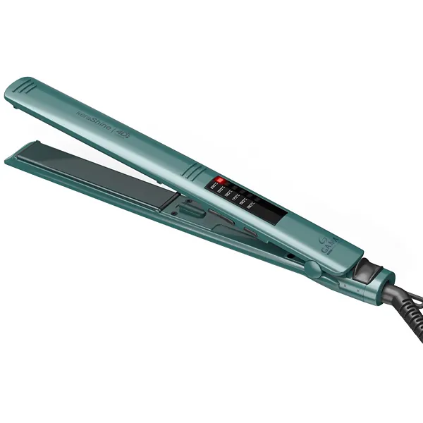 Chapinha para Cabelo GAMA Elegance LED 4D KeraShine 230 °C Bivolt - Verde