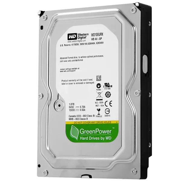 HD WD INT PUL1TB WD10EURX 3.5"SAT SIL RB