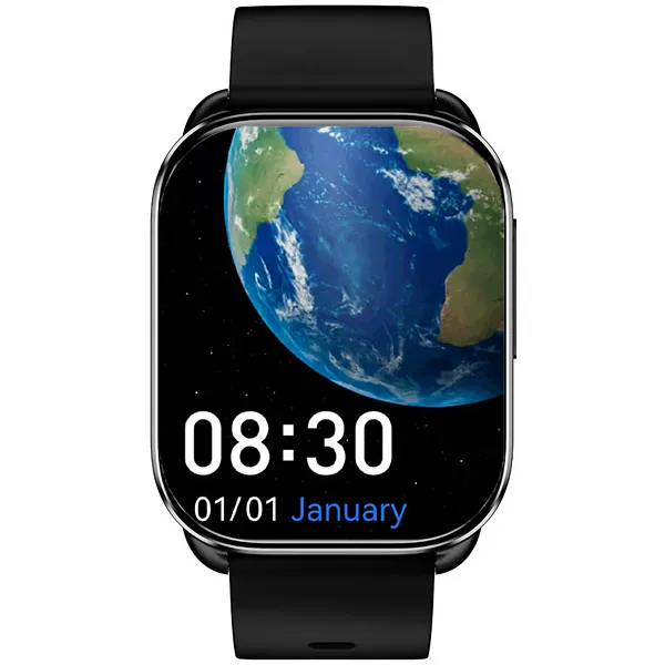 RELOGIO QCY GS MART WATCH PRETO